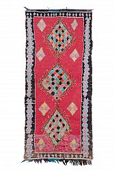 Marokkanischer Berber Teppich Boucherouite 325 x 145 cm