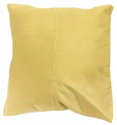 Seidensamt-Kissen (gelb) (kissenbezug) 45 x 45 cm