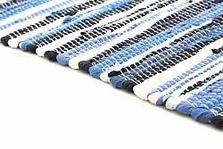 Flickenteppich von Strehög of Sweden - Tulka (Blau)