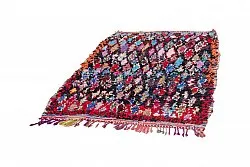 Marokkanischer Berber Teppich Boucherouite 185 x 125 cm