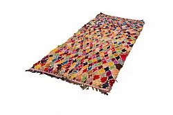 Marokkanischer Berber Teppich Boucherouite 120 x 335 cm