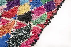 Marokkanischer Berber Teppich Boucherouite 250 x 140 cm