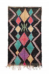 Marokkanischer Berber Teppich Boucherouite 235 x 135 cm