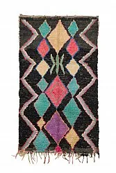 Marokkanischer Berber Teppich Boucherouite 235 x 135 cm