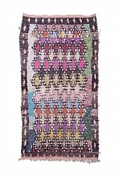 Marokkanischer Berber Teppich Boucherouite 270 x 145 cm