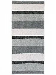Kunststoffteppiche - Der Horred-Teppich Block metallic (grau)