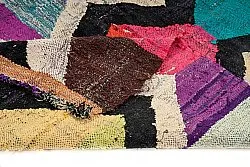 Marockansk Boucherouite-matta 135 x 245 cm