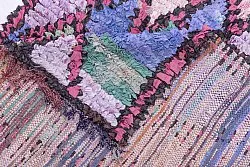 Marokkanische Berber Teppich Boucherouite 245 x 100 cm