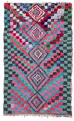 Marokkanische Berber Teppich Boucherouite 235 x 140 cm