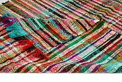 Marockansk Boucherouite-matta 160 x 300 cm