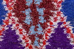Marokkanischer Berber Teppich Boucherouite 235 x 90 cm