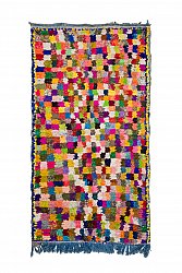 Marokkanischer Berber Teppich Boucherouite 275 x 145 cm