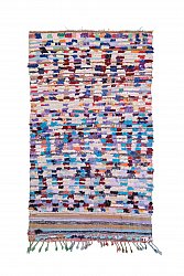 Marokkanische Berber Teppich Boucherouite 235 x 130 cm
