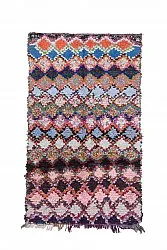 Marokkanischer Berber Teppich Boucherouite 220 x 130 cm