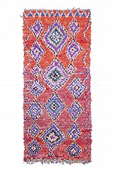 Marokkanischer Berber Teppich Boucherouite 315 x 135 cm