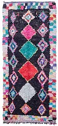 Marokkanische Berber Teppich Boucherouite 230 x 130 cm