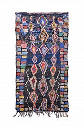 Marokkanische Berber Teppich Boucherouite 255 x 135 cm