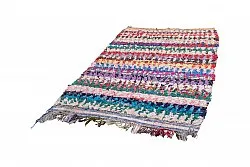 Marokkanischer Berber Teppich Boucherouite 220 x 135 cm