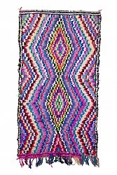 Marokkanischer Berber Teppich Boucherouite 270 x 145 cm