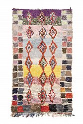 Marokkanische Berber Teppich Boucherouite 235 x 125 cm