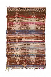 Marokkanischer Berber Teppich Boucherouite 230 x 150 cm