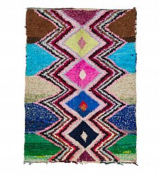 Marokkanischer Berber Teppich Boucherouite 205 x 160 cm