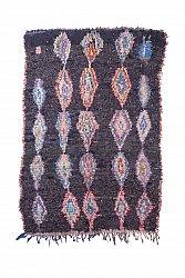 Marokkanische Berber Teppich Boucherouite 260 x 145 cm