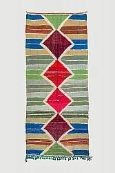 Marockansk Boucherouite-matta 120 x 280 cm