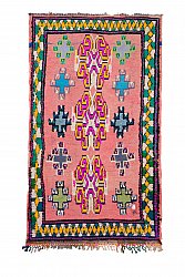 Marokkanischer Berber Teppich Boucherouite 270 x 155 cm