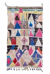 Marokkanische Berber Teppich Boucherouite 245 x 135 cm