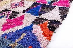 Marokkanische Berber Teppich Boucherouite 245 x 135 cm