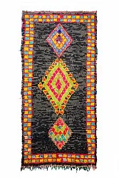Marokkanischer Berber Teppich Boucherouite 135 x 290 cm