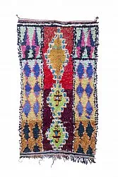 Marokkanische Berber Teppich Boucherouite 245 x 135 cm