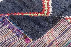 Marokkanische Berber Teppich Boucherouite 265 x 135 cm