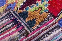 Marokkanische Berber Teppich Boucherouite 245 x 135 cm