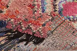 Marokkanische Berber Teppich Boucherouite 245 x 105 cm