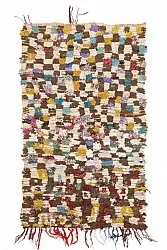 Marokkanischer Berber Teppich Boucherouite 215 x 130 cm