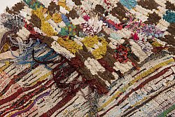 Marokkanischer Berber Teppich Boucherouite 215 x 130 cm