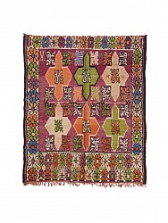 Kelim Marokkanische Berber Teppich Azilal Special Edition 220 x 180 cm