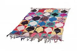 Marokkanischer Berber Teppich Boucherouite 210 x 130 cm