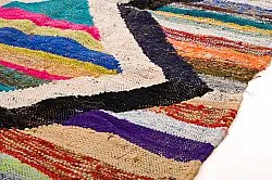 Marokkanischer Berber Teppich Boucherouite 135 x 245 cm