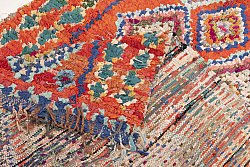 Marokkanische Berber Teppich Boucherouite 285 x 100 cm