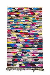 Marokkanischer Berber Teppich Boucherouite 130 x 225 cm