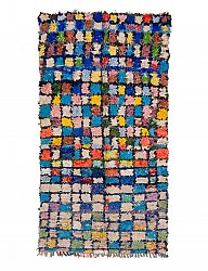 Marokkanischer Berber Teppich Boucherouite 230 x 120 cm
