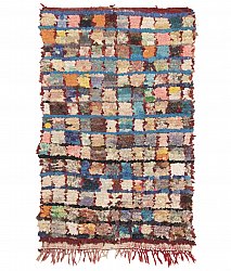 Marokkanischer Berber Teppich Boucherouite 165 x 105 cm