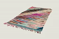 Marockansk Boucherouite-matta 135 x 245 cm