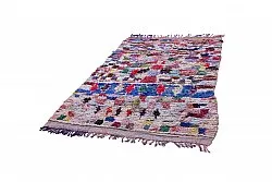 Marokkanischer Berber Teppich Boucherouite 215 x 140 cm