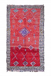 Marokkanischer Berber Teppich Boucherouite 340 x 190 cm