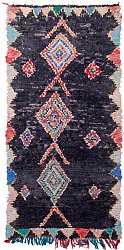 Marokkanischer Berber Teppich Boucherouite 260 x 120 cm