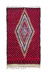Marokkanischer Berber Teppich Boucherouite 255 x 145 cm